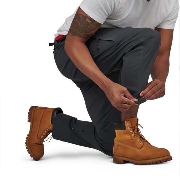 Slumberjack Outdoor Anywhere Hiking Pant Charcoal Rain Repellent Mens Size 38x32 - Picture 8 of 16